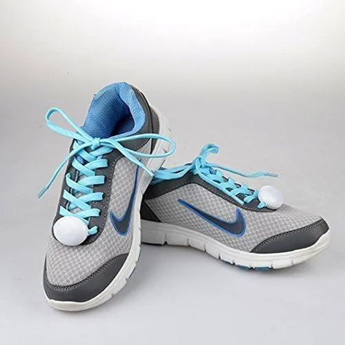 Vista 2 de Flammi - Cordones LED de nailon que brillan en la oscuridad para fiestas y patinaje