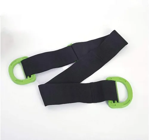 Vista 3 de Paquete de 2 correas de elevación y movimiento, correas de transporte con asas duraderas que soportan 600 libras de objeto pesado para muebles