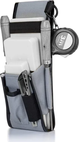 Vista 9 de Bolsa para cinturón de cuña de tala, ajustable para varios cinturones, bolsa de cuña de tala de árboles para cortar árboles
