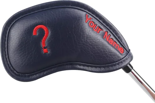 Vista 12 de CRAFTSMAN GOLF 12 piezas o 1 pieza de fundas protectoras de cuero sintético para cabezas de palos de golf, compatibles con todas las marcas