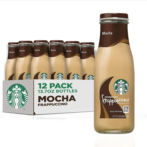 Vista 7 de Starbucks Frappuccino - Bebida de café, caramelo, botellas de 13.7 onzas líquidas (paquete de 12)