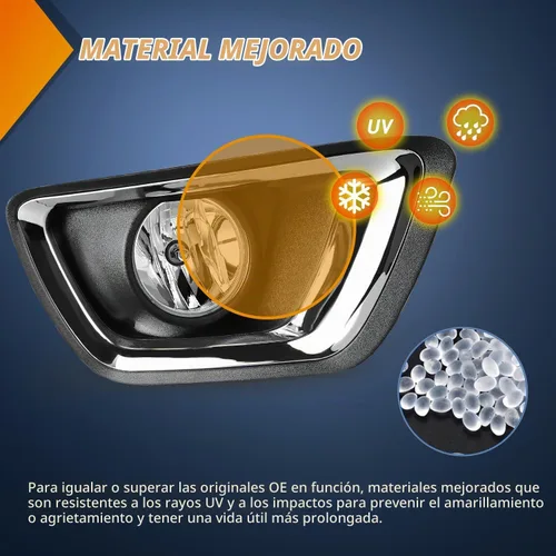 Vista 3 de Nilight Conjunto de luces antiniebla Compatible con 2015 2016 2017 2018 2019 2020 Chevy Colorado Luces antiniebla de defensa con bombillas 12V 24W