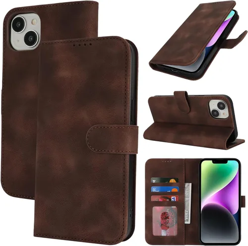 Vista 130 de Funda tipo cartera para iPhone 8 Plus iPhone 7 Plus con tarjetero para iPhone 8 Plus, funda tipo cartera para mujeres y hombres, de piel sintética