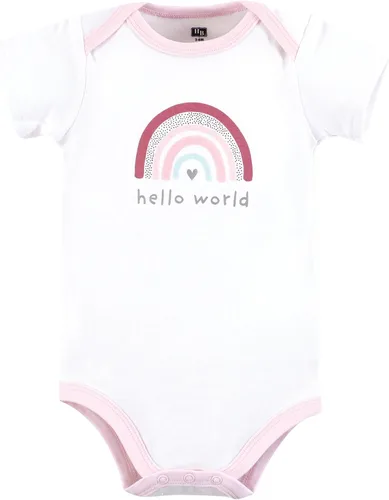 Vista 486 de Hudson Baby baby-girls Cotton Bodysuits 3-pack