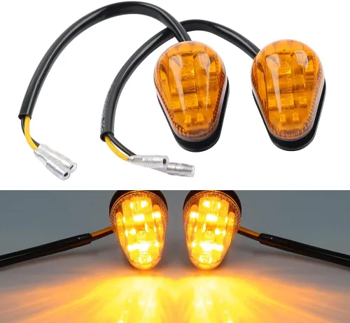 Vista 6 de GZYF Intermitente de luz intermitente de repuesto para Yamaha FZ-09 2014-2020, FZ-07 FJ-09 2015-2020, FZ-03 FZ-10 XSR700 XSR900 2016-2020, FZ-25
