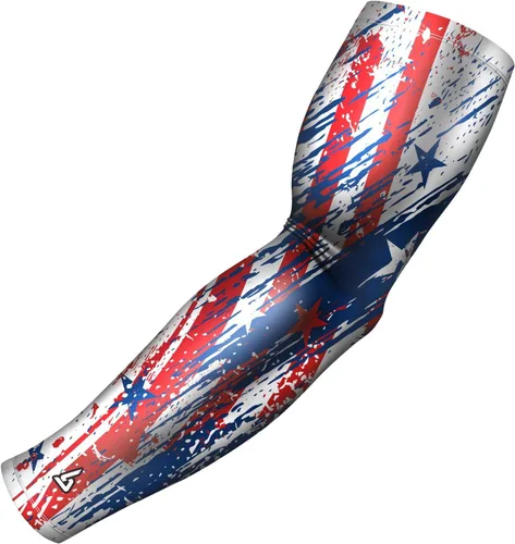 Vista 17 de B-Driven Sports Sleeve Pro-Fit - Manga Patriótica - Estados Unidos, Cuba, México, Israel, Canadá, Venezuela, Rep. Dominicana - Individual
