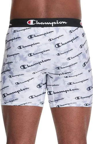 Vista 3 de Champion Men's Underwear Boxer Briefs, Total Support Pouch, Assorted 3-Pack