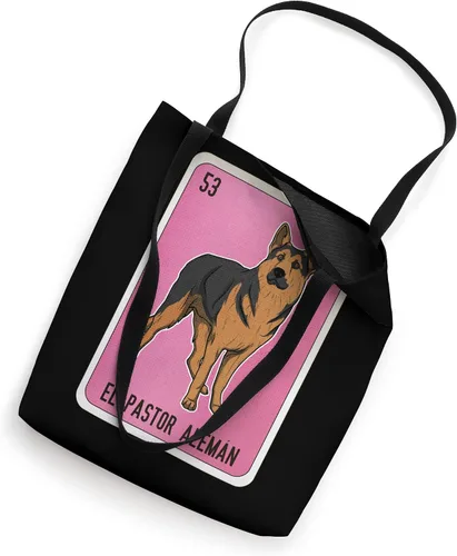 Vista 2 de El Pastor Aleman Mexican Slang Chicano Bingo Cards Tote Bag