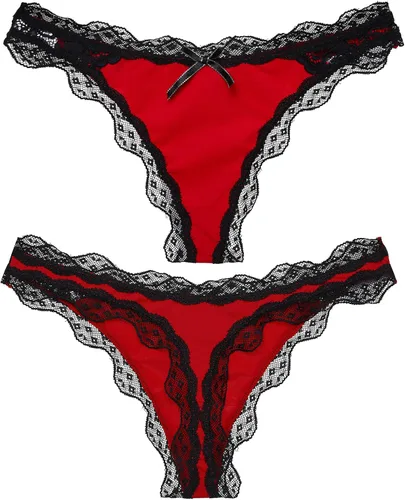 Vista 7 de KUKOME ropa interior corta suave con lazo para mujer