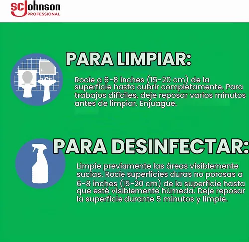 Vista 7 de SC Johnson Professional Scrubbing Bubbles - Limpiador desinfectante para baño, 32 onzas/caja cantidad 8