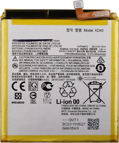 Vista 2 de Duotipa Batería KD40 compatible con Moto G8 Plus con kit de herramientas de reparación