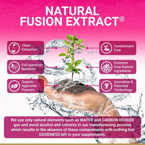 Vista 2 de Suplementos para la menopausia para mujeres Cápsulas veganas de equilibrio hormonal y alivio de la menopausia USDA Organic Perimenopausia