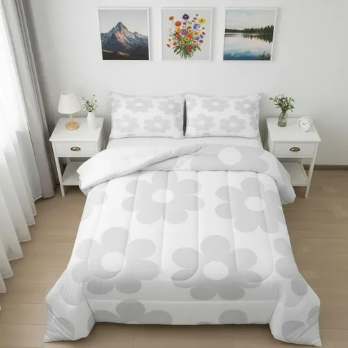 Vista 32 de Manfei Juego de edredón de calavera de azúcar para niños, juego de ropa de cama con temática de calaveras de Halloween, ropa de cama de estilo Azul