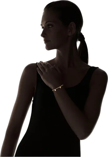 Vista 2 de Electric Picks Pulsera con dijes de mina de oro, Cuentas de cristal, Cuentas de cristal dorado