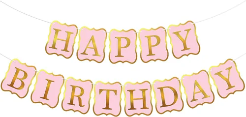 Vista 15 de KatchOn, Cartel de feliz cumpleaños negro y dorado, 10 pies, NO DIY, telón de fondo de feliz cumpleaños, decoraciones de feliz cumpleaños