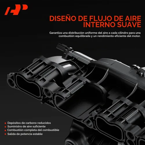 Vista 4 de A-Premium Colector de admisión superior SOHC 8Cyl 4.6L compatible con Ford Para F-150 2007-2008, E-150 2007-2008, E-250 2007-2008, Lobo 2007-2008