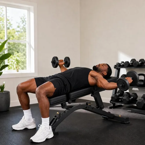 Vista 5 de Fitvids Mancuerna de hierro fundido con mango contorneado, juego de pesas ajustables, par de 40 libras, par de 105 libras, par de 200 libras