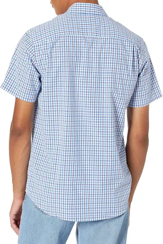 Vista 2 de Tienda Essentials - Camisa de popelina de manga corta de ajuste regular para hombre