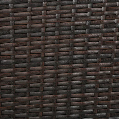 Vista 6 de Christopher Knight Home Antibes - Sillas de comedor de mimbre para exteriores con cojines resistentes al agua, juego de 2 piezas, multicolor y beige
