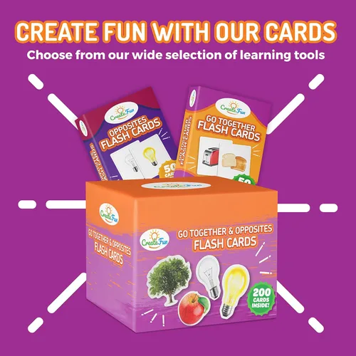 Vista 8 de Tarjetas flash Go Together para niños y adultos – 50 tarjetas realistas de emparejamiento de imágenes para terapia del habla, actividades