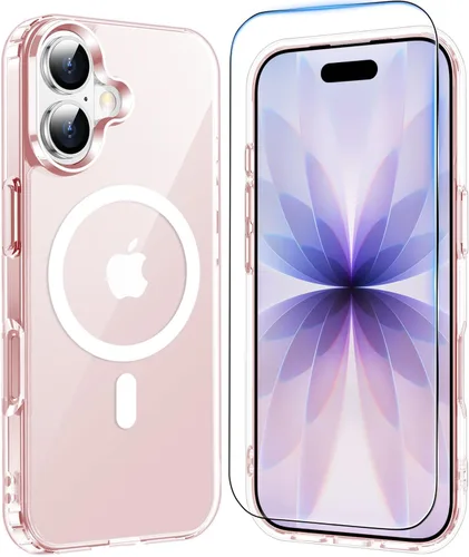 Vista 80 de Funda transparente para iPhone 11 con protector de pantalla, compatible con Magsafe, antiamarilleo, protección de grado militar, a prueba de golpes