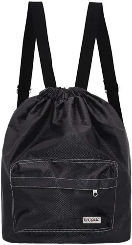 Vista 14 de KIKIGOAL Bolsa de natación separada seca y húmeda mochila portátil con cordón impermeable para gimnasio, deportes para piscina y playa