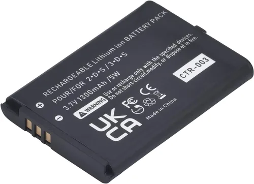 Vista 5 de PowerTrust Batería recargable CTR-003 CTR 003 compatible con batería de consola 2DS 3DS