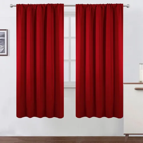 Vista 36 de LEMOMO Cortinas opacas de 42 x 54 pulgadas, juego de 2 paneles de cortinas con aislamiento térmico para oscurecer la habitación