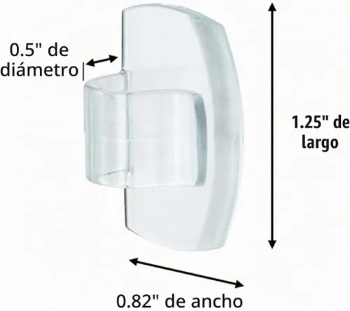 Vista 2 de Command Clips redondos para cables, 10 organizadores de cables transparentes con 12 tiras Command para colgar, sin daños, sin herramientas, clips