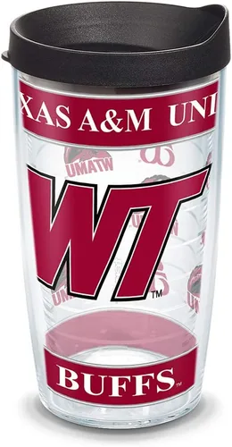 Vista 159 de Vaso térmico con tapa, marca Tervis, Idaho Univ, Transparente