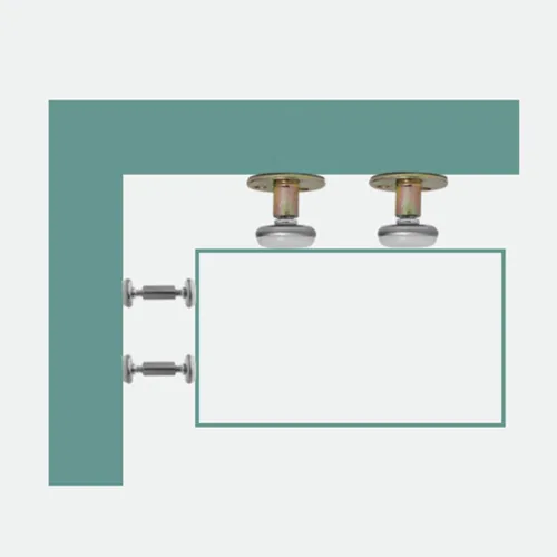 Vista 9 de LIFKOME 4 unids estabilizador anticolisión cabecera fijador cama anti sacudidas herramienta cabecera soporte de pared anti temblor cabecera tapón