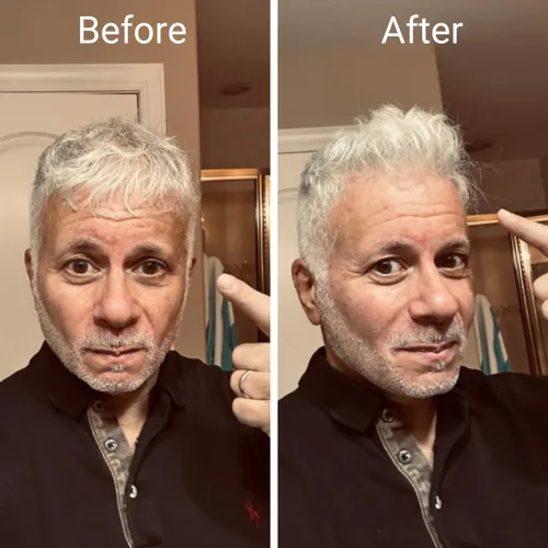 Vista 4 de Tribal Chimp Polvo para peinar el cabello, voluminizador de cabello invisible durante todo el día y polvo de textura para hombres y mujeres, polvo
