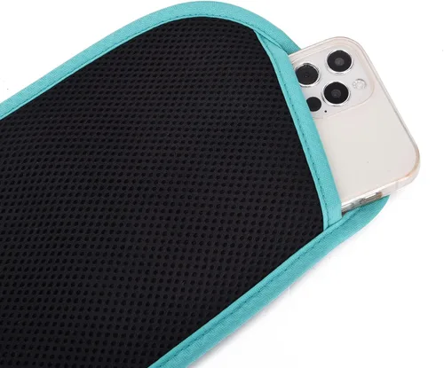 Vista 61 de DAITET Cinturón de dinero, soporte para pasaporte, cartera de viaje oculta segura con bloqueo RFID, riñonera encubierta (negro), Negro, Rfid