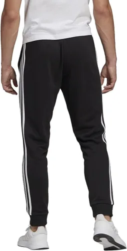 Vista 2 de adidas Pantalones Essentials de rizo francés con puños cónicos de 3 rayas para hombre