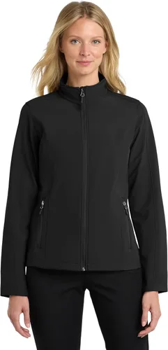 Vista 15 de Port Authority Ladies Core Soft Shell Jacket azul marino (Dress Blue Navy)