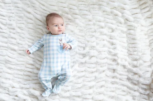 Vista 4 de Mud Pie Baby Boys Bunny Pocket Sleeper