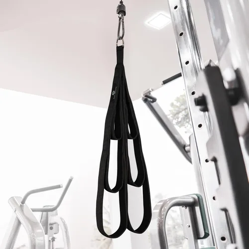 Vista 6 de EVMT - Cuerda de cuerpo total de 27 pulgadas y 20 pulgadas para máquina de cable, accesorios de tracción LAT, cuerda de tríceps resistente