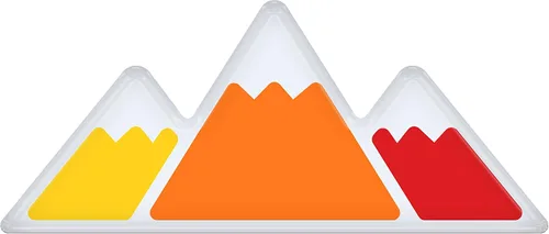 Vista 71 de Insignia tricolor - Compatible con Toy Taco, Tun y 4Run Negro con escala de grises TRI