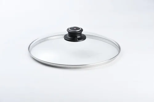 Vista 2 de Swiss Diamond Tapa de vidrio templado térmico de 10.2 in apta para lavavajillas y horno