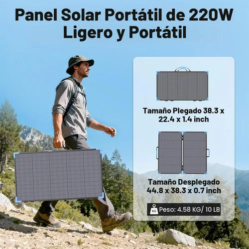 Vista 7 de el panel solar portátil bifacial 220W para la central eléctrica, eficacia alta del 25,5%