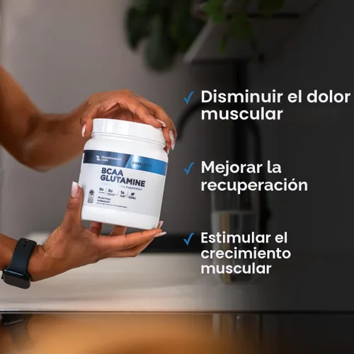 Vista 7 de Transparent Labs BCAA Glutamina - 30 porciones, limonada de fresa