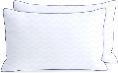 Vista 7 de MOLCLCUY Juego de 4 almohadas de cama tamaño estándar, almohada de la colección de hotel para dormir de lado y de espalda, relleno de microfibra