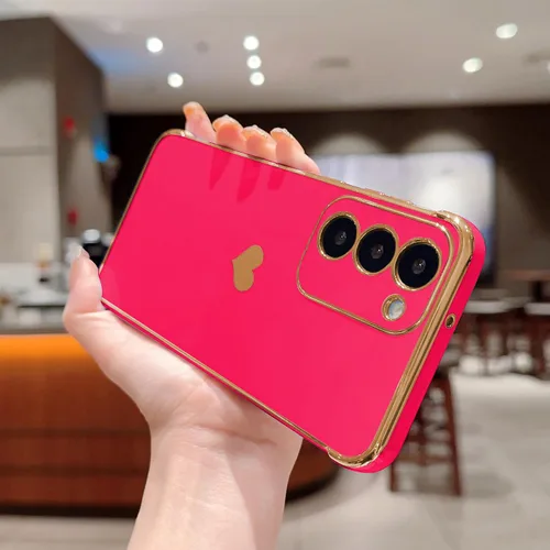 Vista 92 de phylla Funda de teléfono compatible con Samsung Galaxy A12 de 6.5 pulgadas, lindo corazón chapado en oro, elegante funda de lujo para mujer