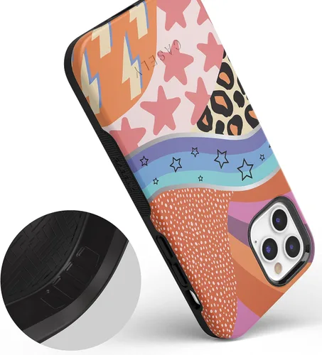 Vista 2 de Casely Funda para iPhone 11 Pro Max y I OOP Muestra mixta Diseño protector audaz