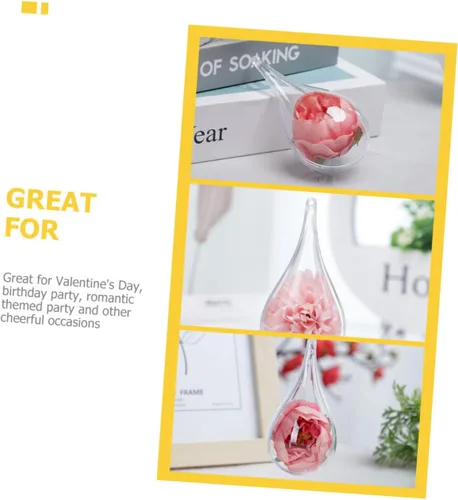 Vista 9 de BESTOYARD Decoración navideña, 32 bolas de adorno transparentes, adornos transparentes, adornos de árbol, adornos de plástico transparente, adornos