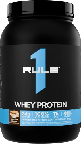 Vista 16 de Rule 1 Proteins Whey Protein Powder, Salted Carmel, 27 Servings