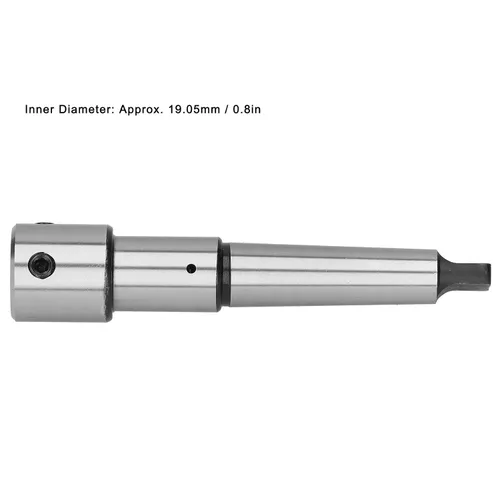 Vista 2 de Adaptador Weldon Mt3, taladro Chuck Arbor Morse Shank Annular Cutter Herramienta de hardware industrial MT3‑19.0.197 in
