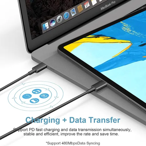 Vista 4 de Cargador de carga rápida USB C de 3 pies para iPhone 17, 16, 15, carga rápida, paquete de 2 unidades para iPhone 17/17 Plus/17 Pro/17 Pro Max/iPhone