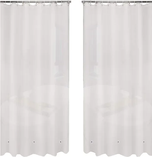 Vista 9 de Ghooss PEVA 4G - Forro para cortina de ducha (paquete de 2), forro de baño, 72 x 72 pulgadas, transparente