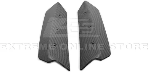 Vista 8 de Repuesto para modelos Chevrolet Corvette C8 2020 Par de mimbres adicionales de alerón de tapa trasera de maletero estilo Z51